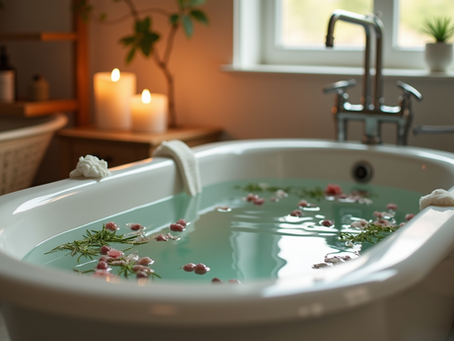 Crafting Enchanting Bath Rituals for Cleansing, Healing, and Renewal with Herbs and Crystals