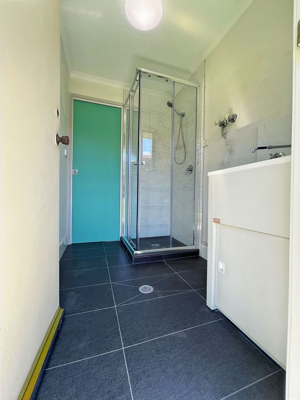 New install sliding door & Shower
