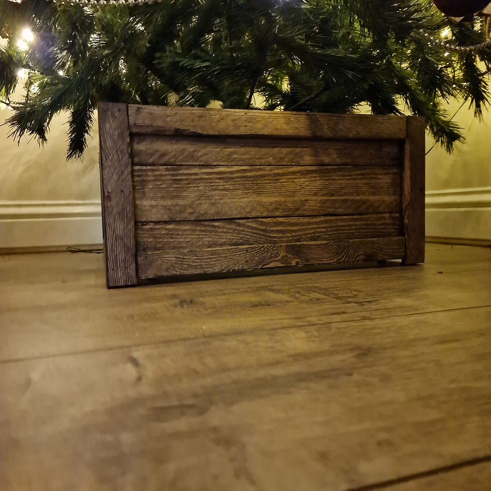 Thumbnail: RUSTIC CHRISTMAS TREE SKIRT