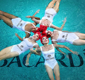 Beach	Swimmers	Synchronized	Performance	Dancers	Water	Retro	Pool	Aqua	Show	Corporate Entertainment
