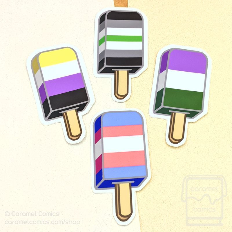 Thumbnail: Pride Ice Pop Stickers