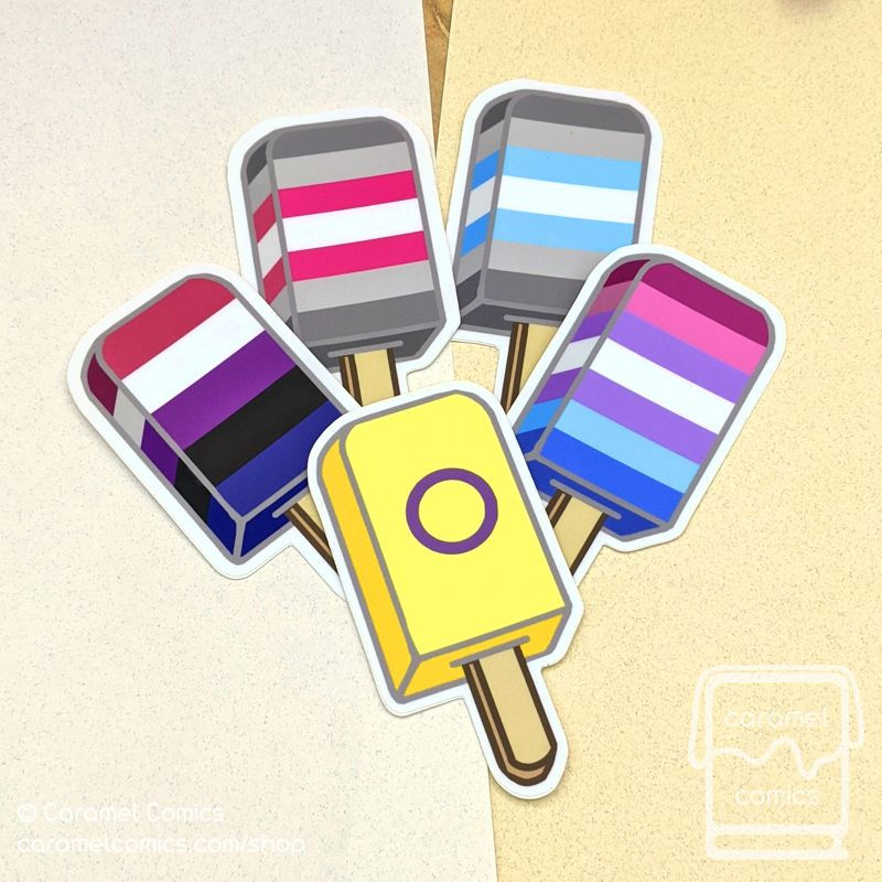 Thumbnail: Pride Ice Pop Stickers