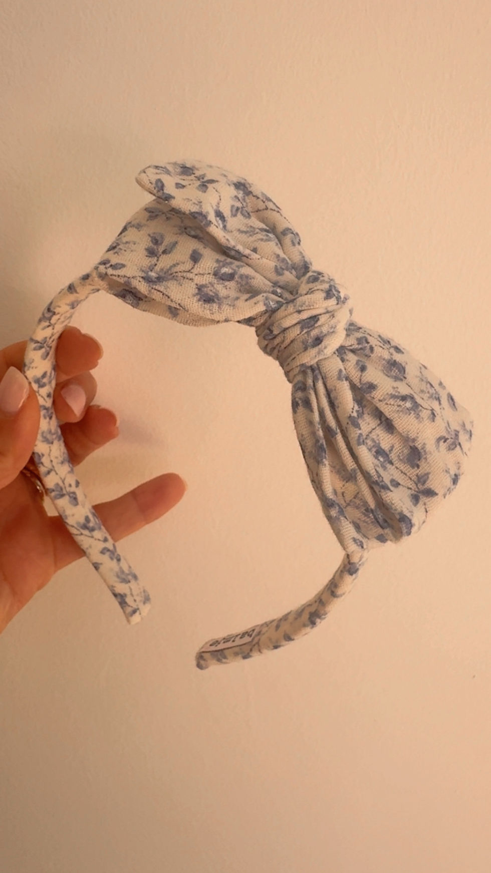Miniatura: CERCHIETTO col. fiore azzurro