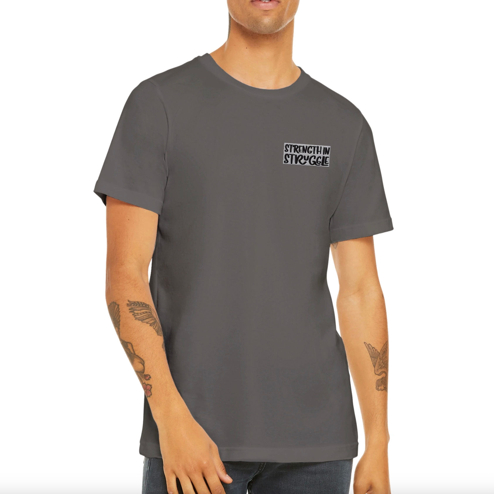 Premium Unisex Crewneck T-shirt - Asphalt