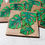 Thumbnail: Vibrant green Monstera leaf art prints on wood