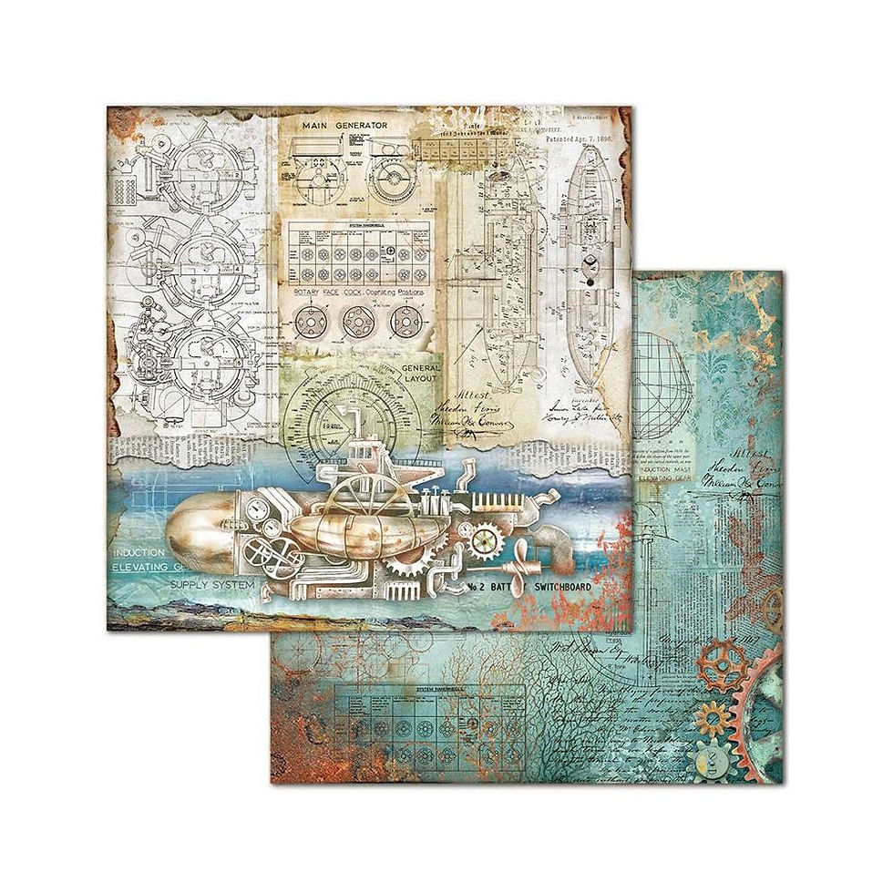 Thumbnail: "Sea World" Paper Collection (8x8)