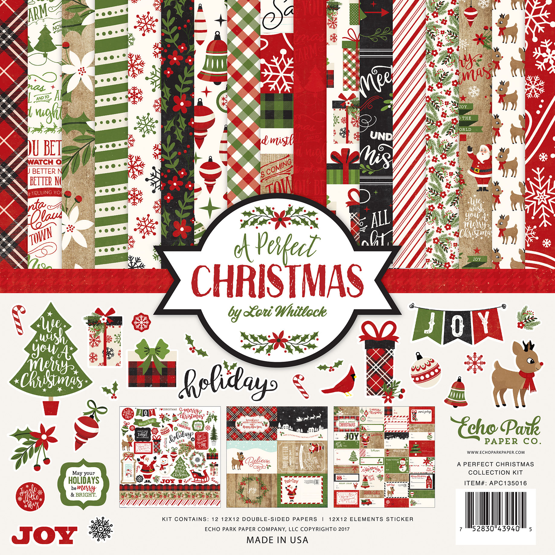 "A Perfect Christmas" Paper Collection