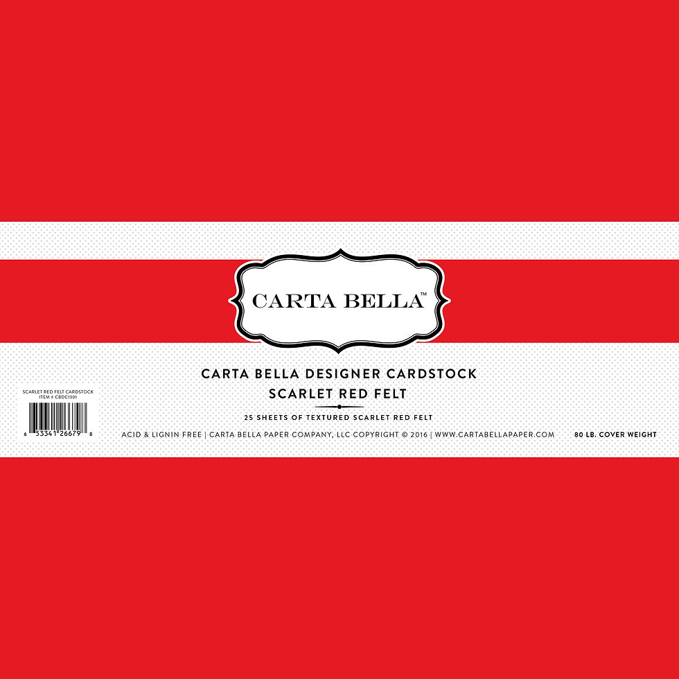 Thumbnail: Carta Bella "Felted" Cardstock (12 pc))