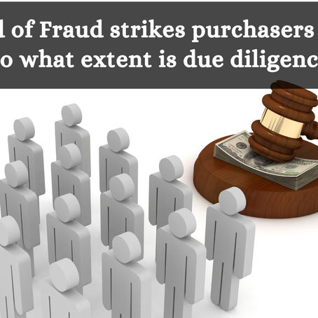 The wizard of Fraud strikes purchasers in a Public Auction: To what extent is due diligence required