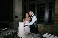 wedding reception at julia idelson library