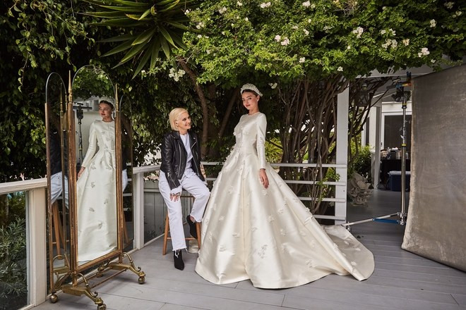 Miranda Kerr wedding dress to Snapchat CEO Evan Spiegel