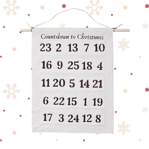 Moonie Eco Reusable Fabric Calendar