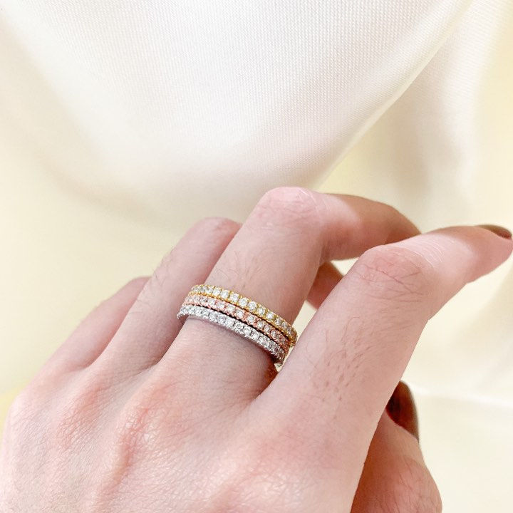 Thumbnail: Full Eternity Diamond Ring