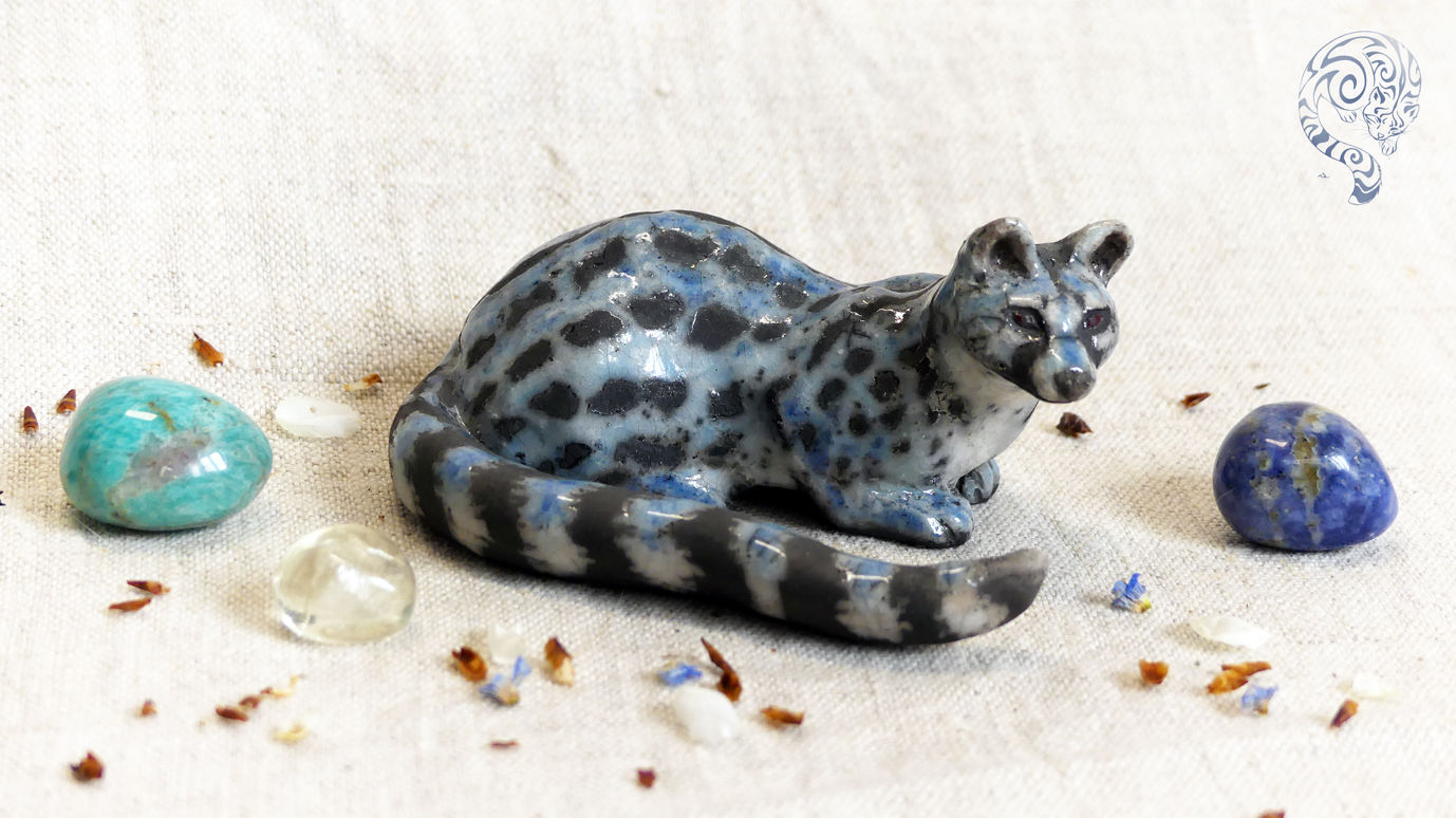 Genette pelotonnée du Petit Peuple