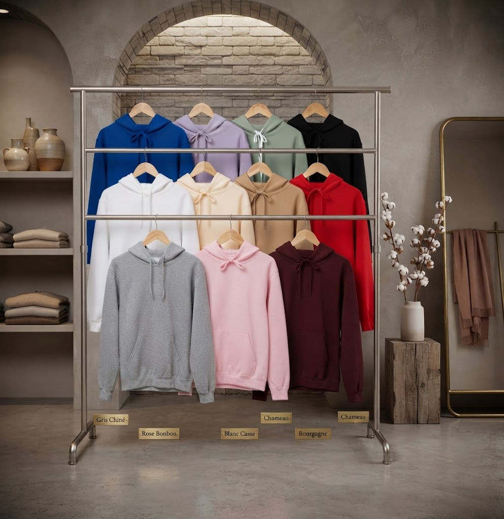 Nouveau hoodie manches lisses/ New plain sleeve hoodies