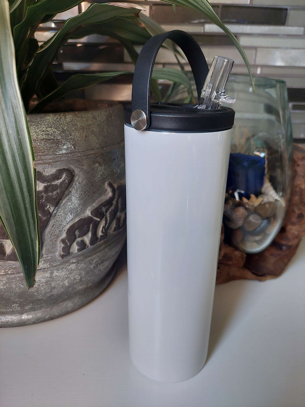 Miniature : 20 oz vissable avec anse amovible/ 20 oz screwable with removable handle.