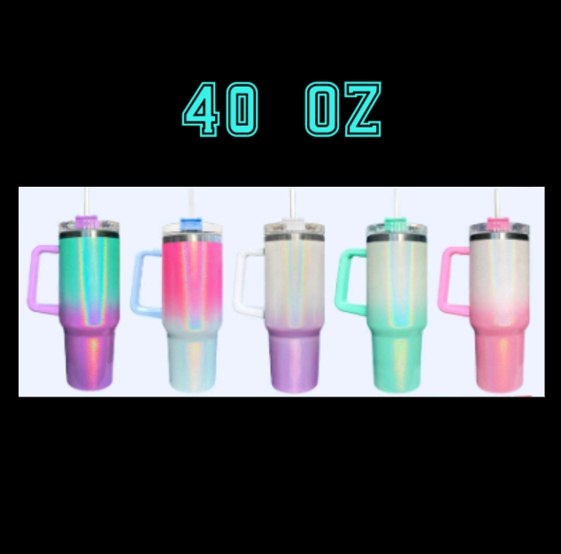 Miniature : Tasse de voyage 40 oz brillante/ Glitter 40oz travel mug