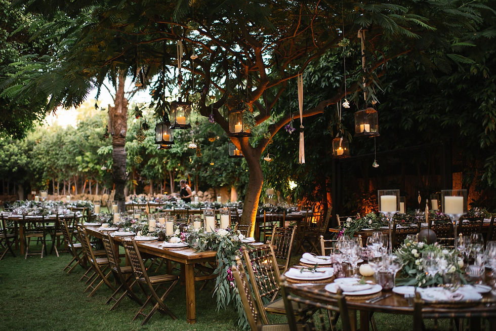 Decoración con tendencias de bodas