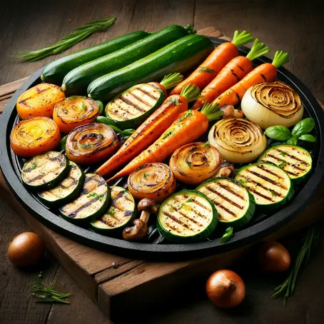 Grilled Vegetables à la Plancha