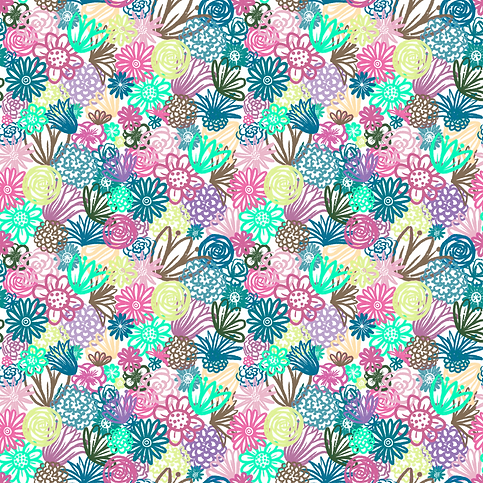 Motifs Fleurs Printanières Roses