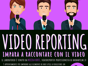 Diventa video reporter con lo spazio di produzione video di Stienta!