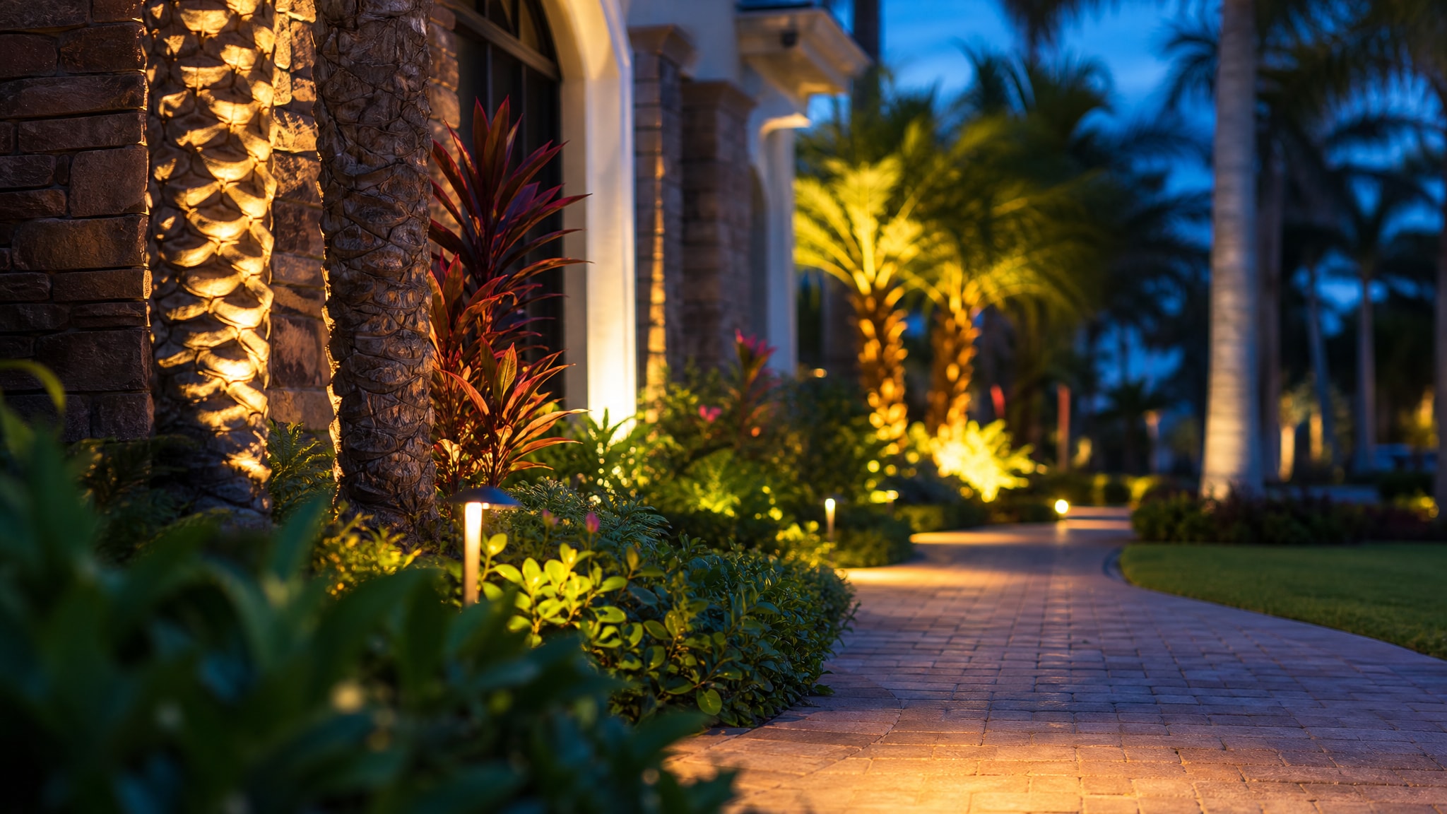 Landscape Lighting Installation in Fort Myers, FL