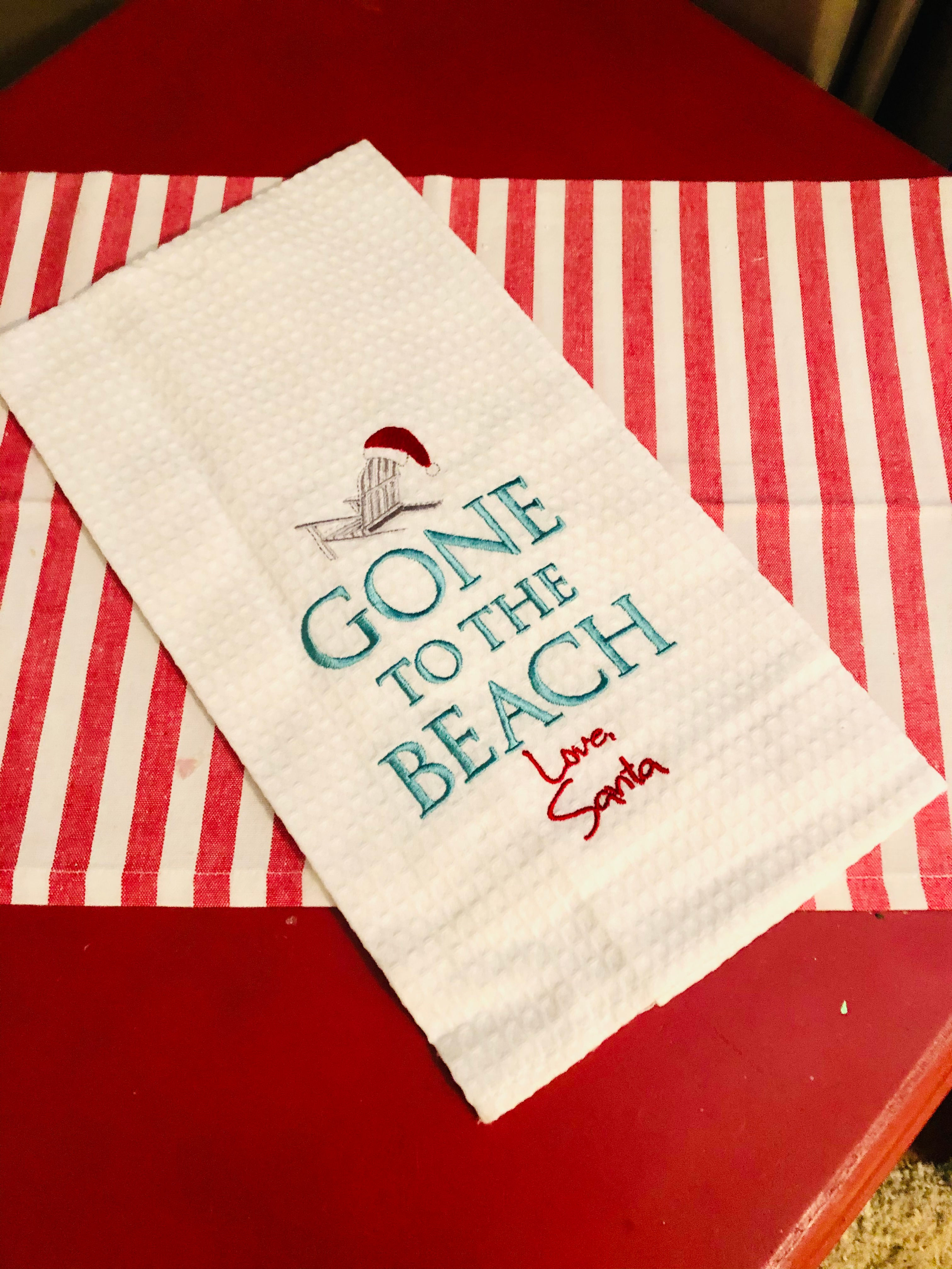 Santa Beach Towel