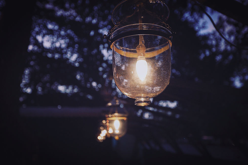 Hanging Glass Lanterns