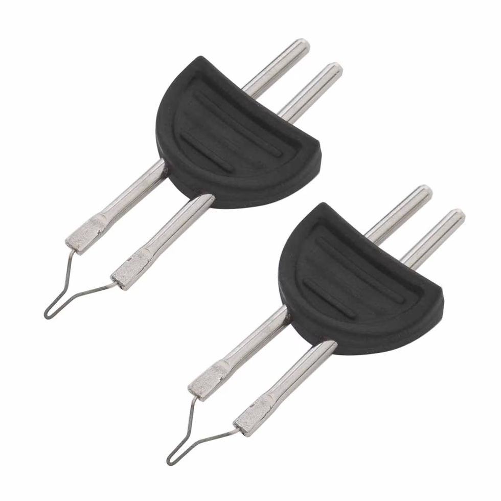 Thumbnail: Close-up view of two-pack extra-fine filament replacement tips for ThreadZap TZ1600L