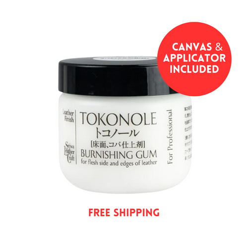 Seiwa Tokonole Burnishing Gum Leather Finisher 120g Japan With