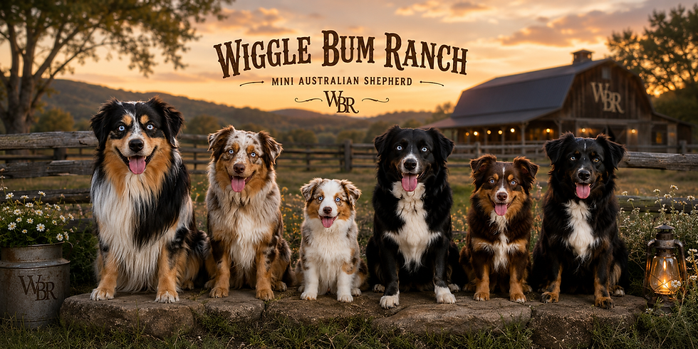 Our Wiggle Bum Ranch family