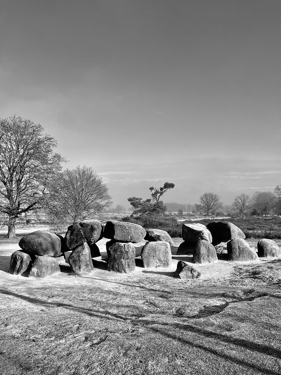 Hunebedden / dolmens in Drenthe, the Netherlands