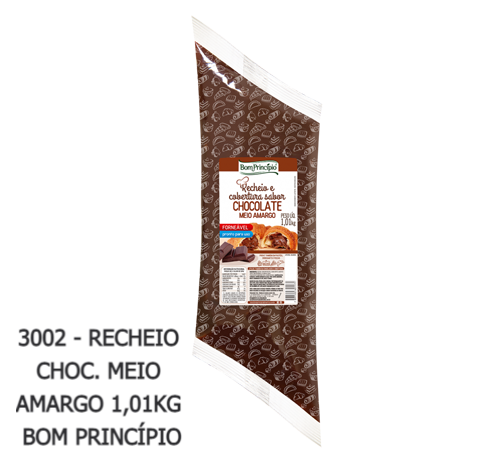 Recheio Meio Amargo 1,01Kg