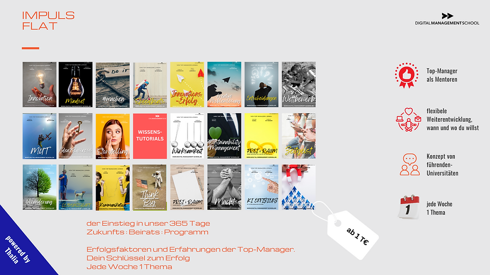 Miniaturbild: 365-Tage-Zukunfts-Beirats-Programm | Starter-Paket