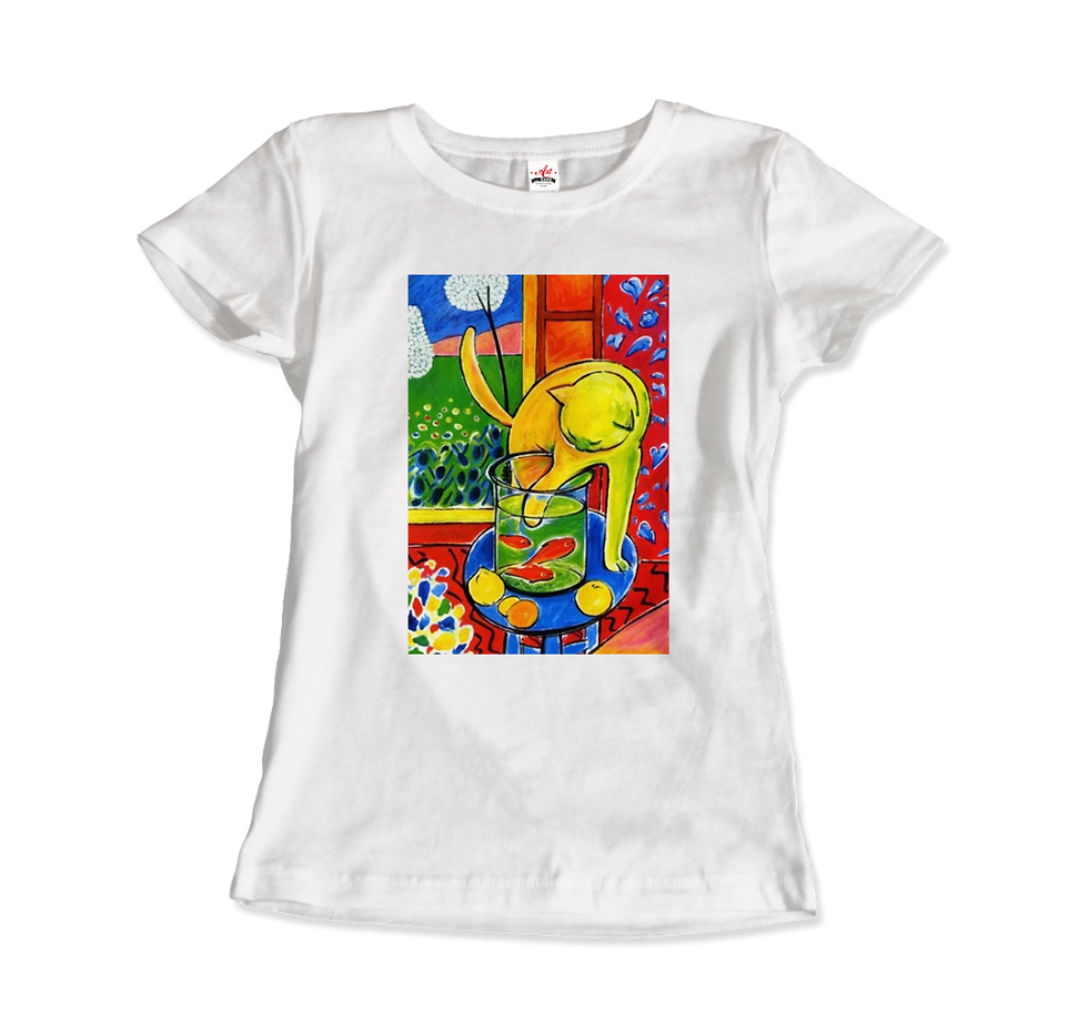 Thumbnail: Henri Matisse the Cat With Red Fishes 1914 Artwork T-Shirt