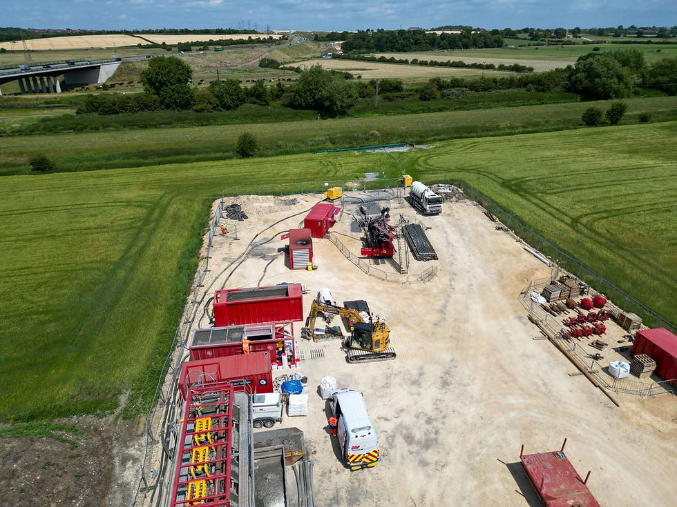 Crane on site