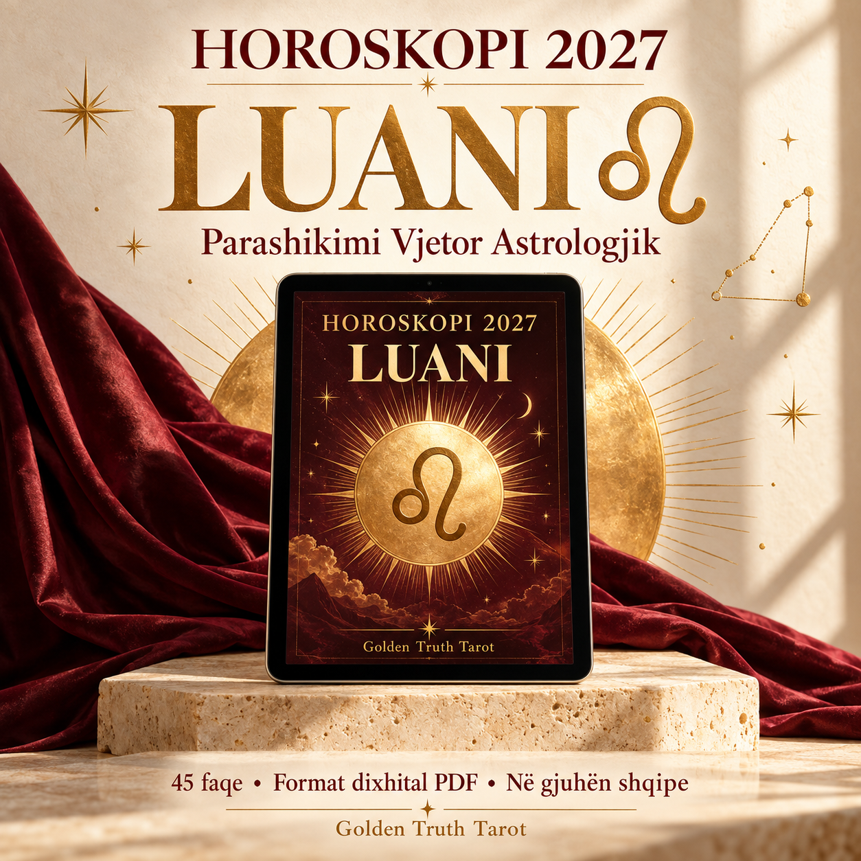 Horoskopi Vjetor 2027 – Luani format digital PDF