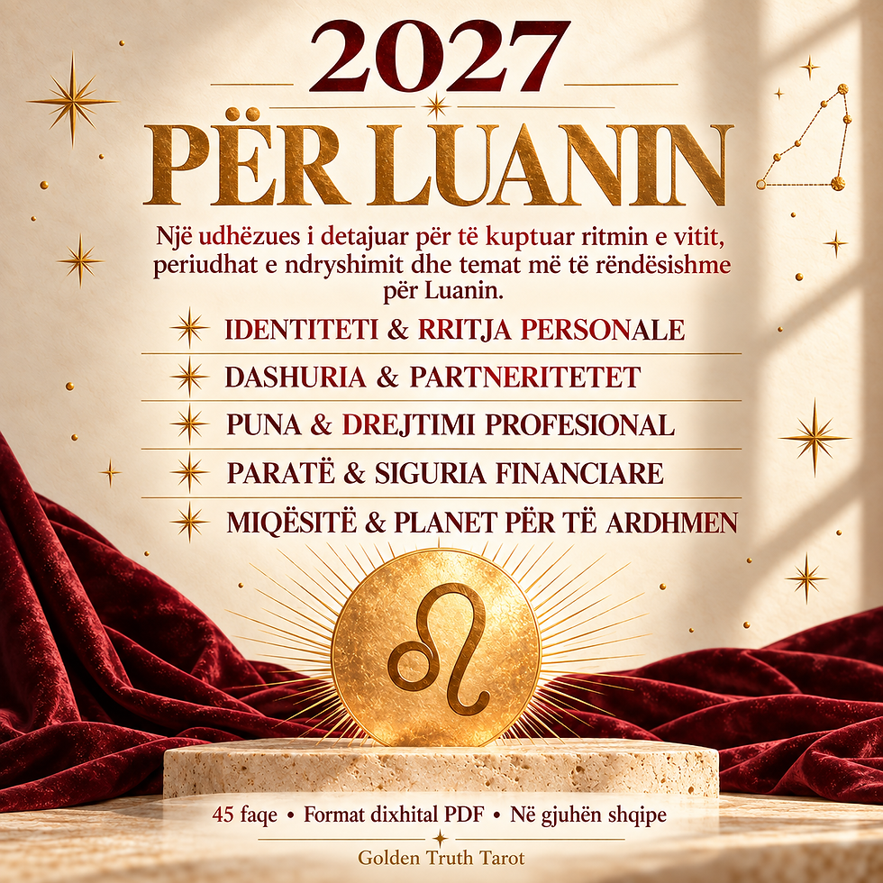 Thumbnail: Horoskopi Vjetor 2027 – Luani format digital PDF