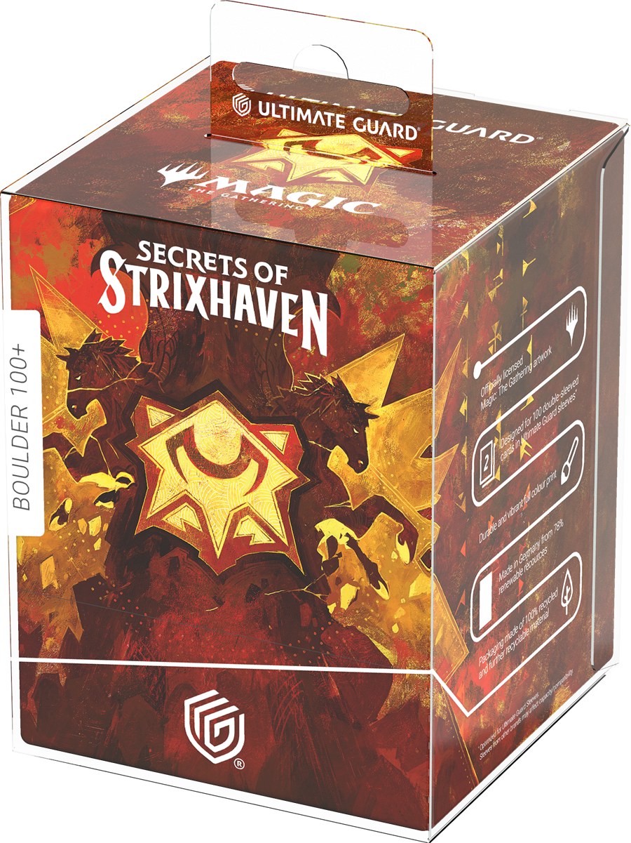 UG DECK CASE BOULDER 100+ MTG SECRETS OF STRIXHAVEN - LOREHOLD
