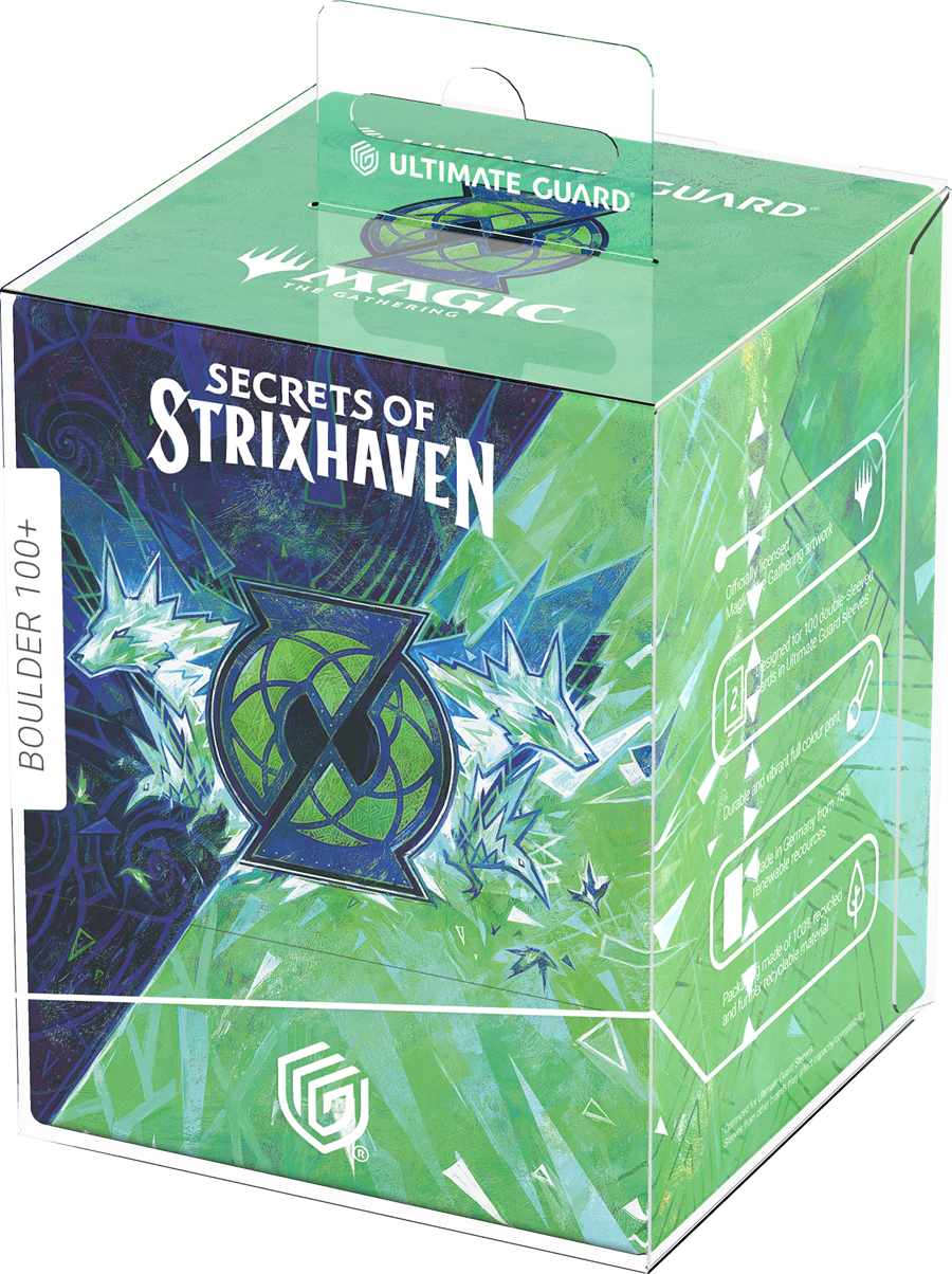 UG DECK CASE BOULDER 100+ MTG SECRETS OF STRIXHAVEN - QUANDRIX