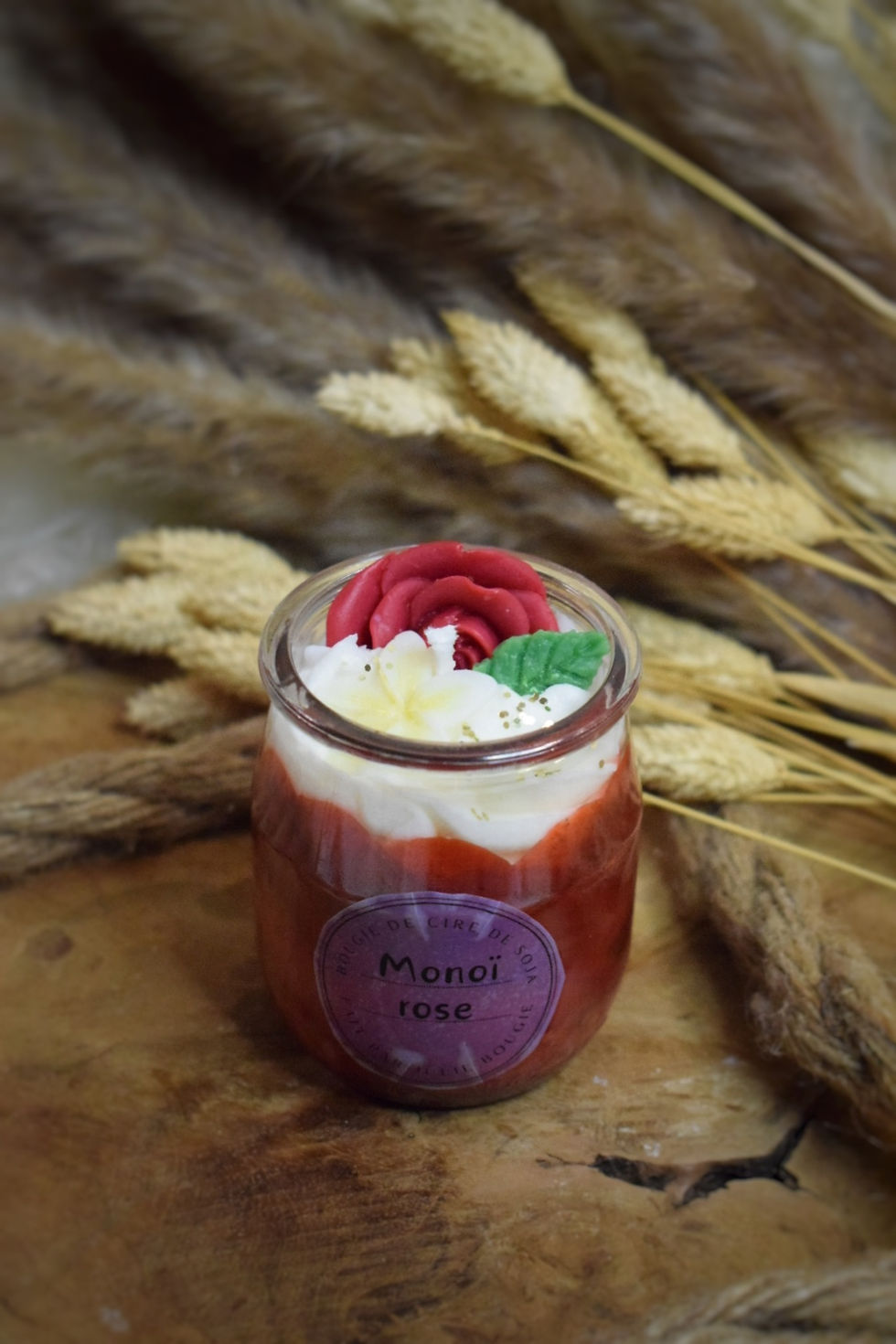 Bougie Monoï Rose Mini