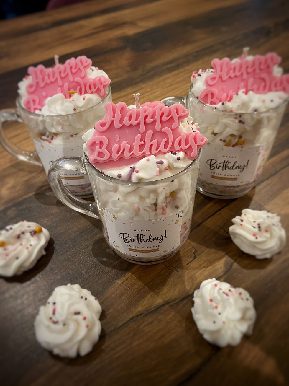 Bougie Happy Birthday