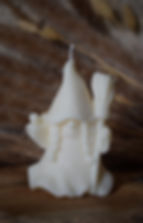 Bougie gnome balai