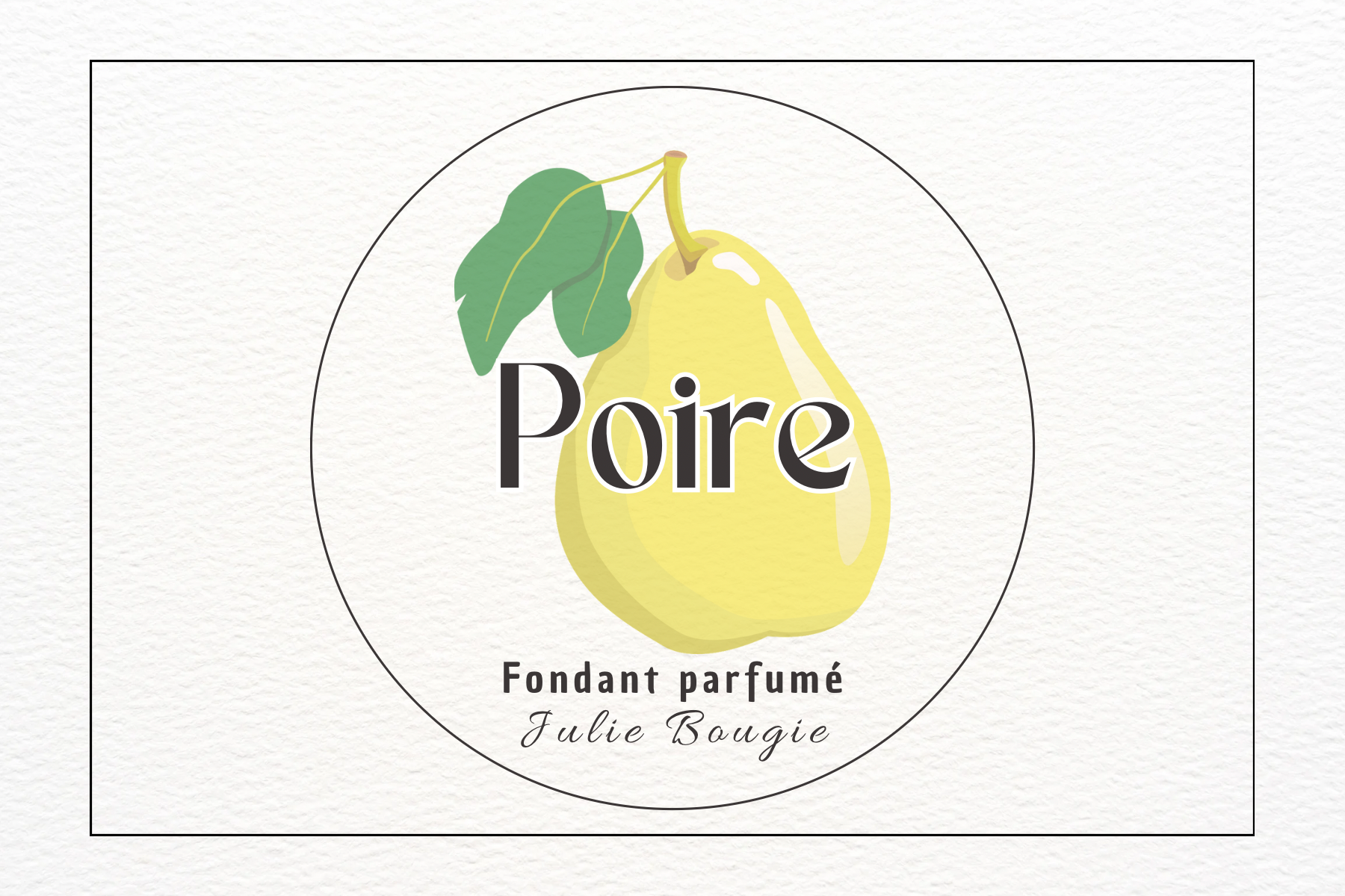 Fondant poire