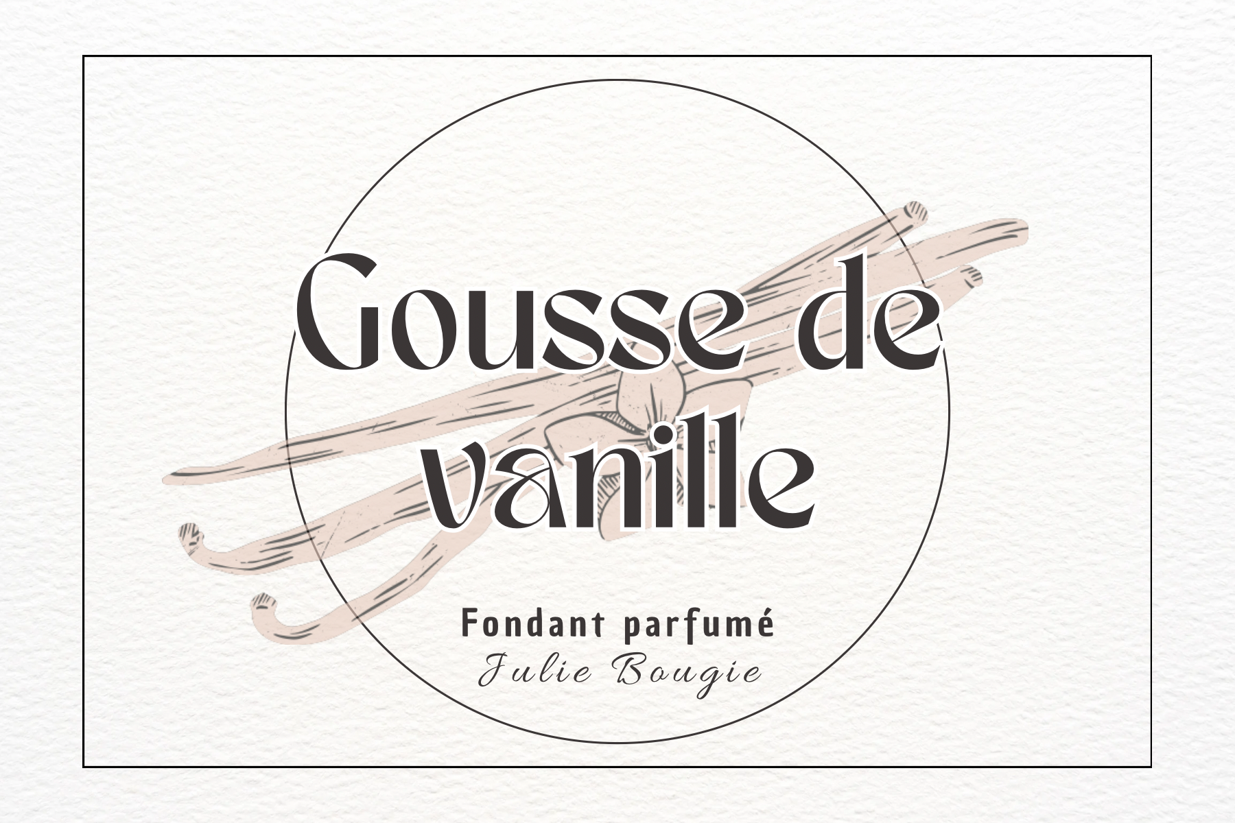Fondant gousse de vanille