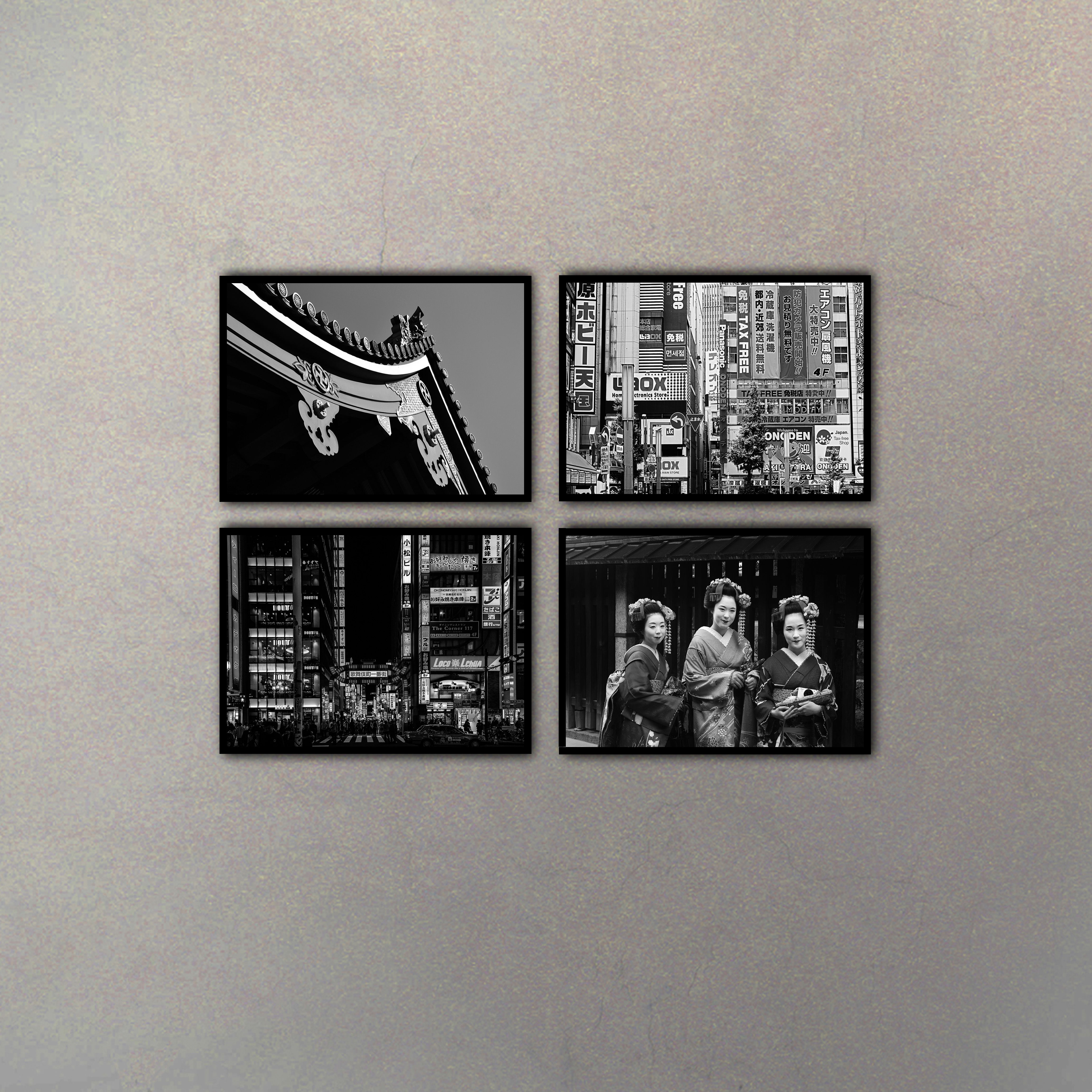 Combo Japón (4 Cuadros)