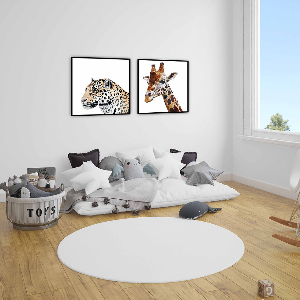 Miniatura: Set Acuarelas Infantil I (2 Cuadros)