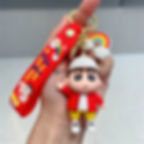 3D Shinchan Cartoon PVC Keychain