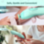Electric Baby Nail Trimmer with LED Light | Safe Nail Cutter for Newborns & Kids