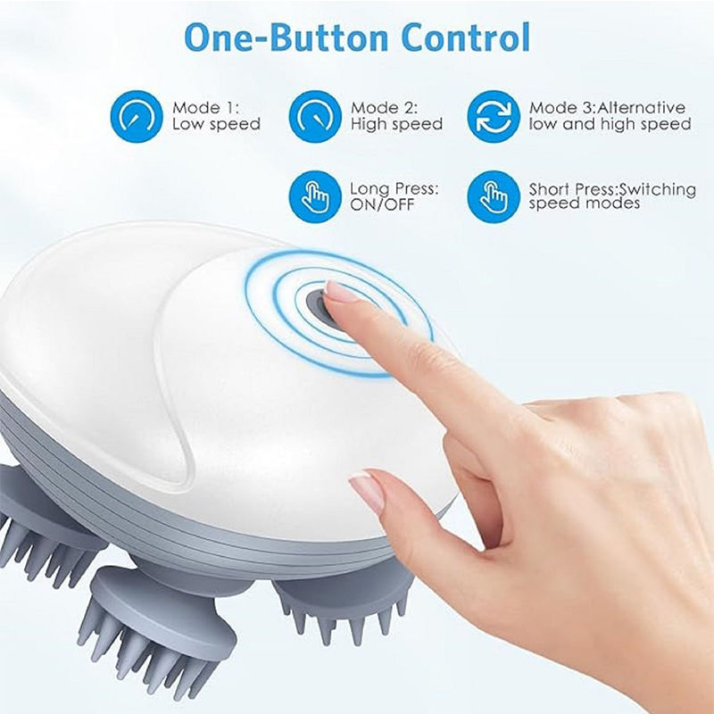 Thumbnail: Electric Scalp Massager – Portable Stress Relief Solution